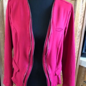torrid Jackets & Coats - Torrid Red Ponte Knit Moto Blazer Jacket Sz 0 (0X) torrid Jackets & Coats - Torrid Red Ponte Knit Moto Blazer Jacket Sz 0 (0X)